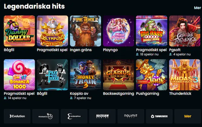 Snatch Casino Sverige spel